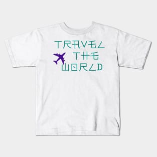 Travel the world Kids T-Shirt